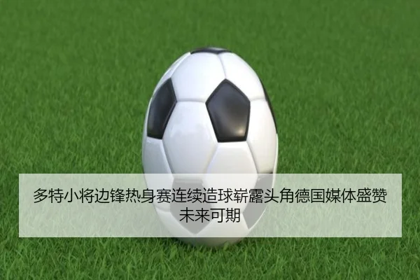 多特小将边锋热身赛连续造球崭露头角德国媒体盛赞未来可期